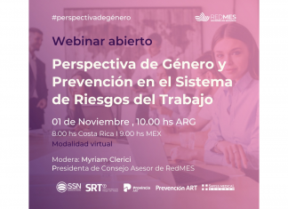 Webinar sobre perspectiva de género y prevención en el sistema de riesgos del trabajo redmes webinar perspectiva género prevención sistema riesgos trabajo