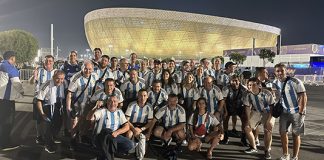 Qatar: ganadores del programa Ganá Más del Grupo Sancor Seguros junto a la Selección grupo sancor seguros ganadores programa ganá mas selección qatar