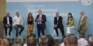 Nación Seguros acompaña el lanzamiento del Seguro Nacional para Bomberos nación seguros lanzamiento seguro nacional bomberos