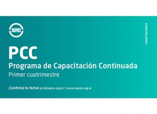 AAPAS abrió cupos para cursar el PCC los sábados aapas cupos pcc sábados