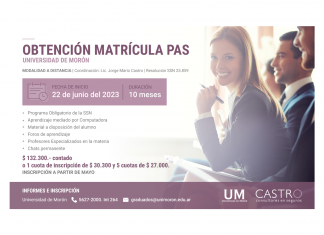 Castro Consultores en Seguros: programa para la obtención de la matrícula PAS castro-consultores-um-programa-matricula-pas