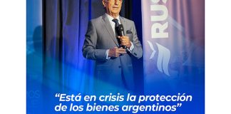 Presidente de RUS afirmó que “está en crisis la protección de los bienes argentinos” rus presidente crisis protección bienes argentinos