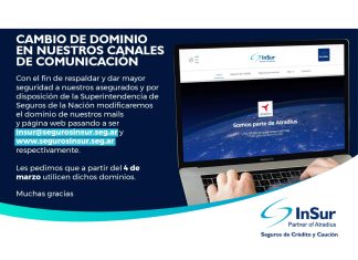 Nuevo dominio del sitio web de InSur insur nuevo dominio sitio web