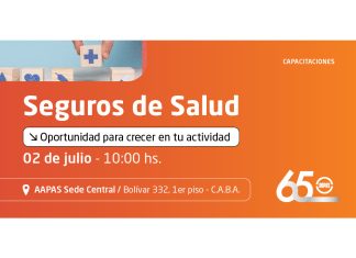 “Seguros de salud”, nueva charla gratuita en AAPAS aapas seguros salud charla