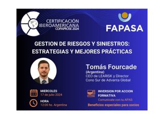 «Gestión de riesgos y siniestros», una nueva capacitación de COPAPROSE nueva-capacitacion-copaprose-gestion-riesgos-siniestros
