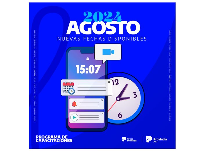 provincia art cronograma capacitaciones gratuitas agosto 2024