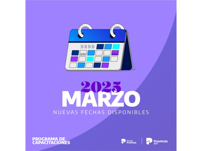 cronograma cursos provincia art marzo 2025