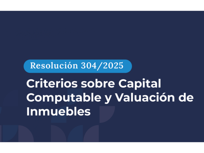 ssn criterios capital computable valuación inmuebles