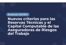 Nuevos criterios para las reservas técnicas y el capital computable de las ART reservas técnicas capital computable art