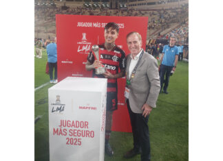 CONMEBOL Libertadores: Erick Pulgar recibe el Premio Mapfre al Jugador Más Seguro conmebol libertadores premio mapfre pulgar
