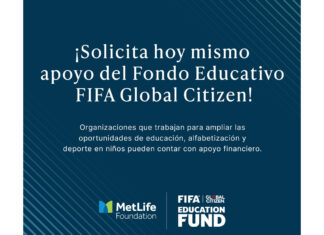 El Fondo de Educación Global Citizen de la FIFA abre solicitudes de subvenciones fondo educación global citizen fifa
