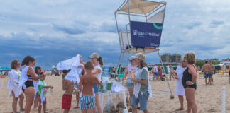 Grupo San Cristóbal: jornada de acción ambiental junto a Eco House en Pinamar san cristobal pinamar eco house
