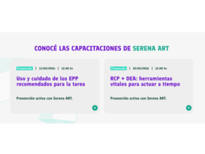 serena art capacitaciones febrero 2026