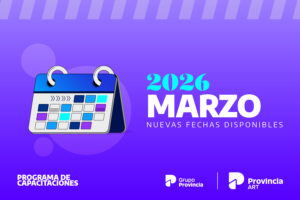 provincia art capacitaciones cursos marzo 2026