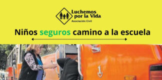 ¿Van y vienen seguros nuestros niños a la escuela? luchemos vida escuela niños seguros