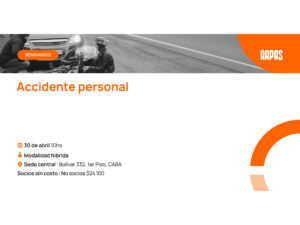 aapas capacitación accidentes personales 2026