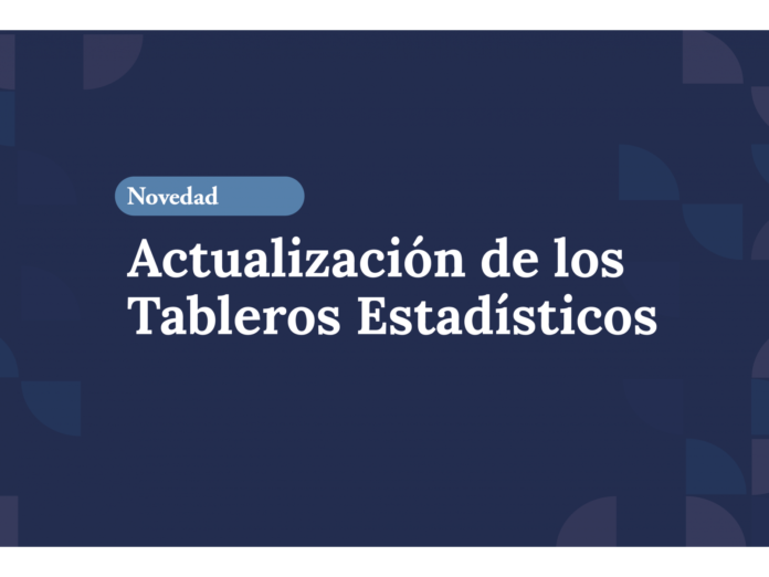 actualización tableros estadísticos ssn
