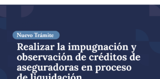 Trámite de impugnación y observación de créditos de entidades en proceso de liquidación ssn trámite créditos proceso liquidación