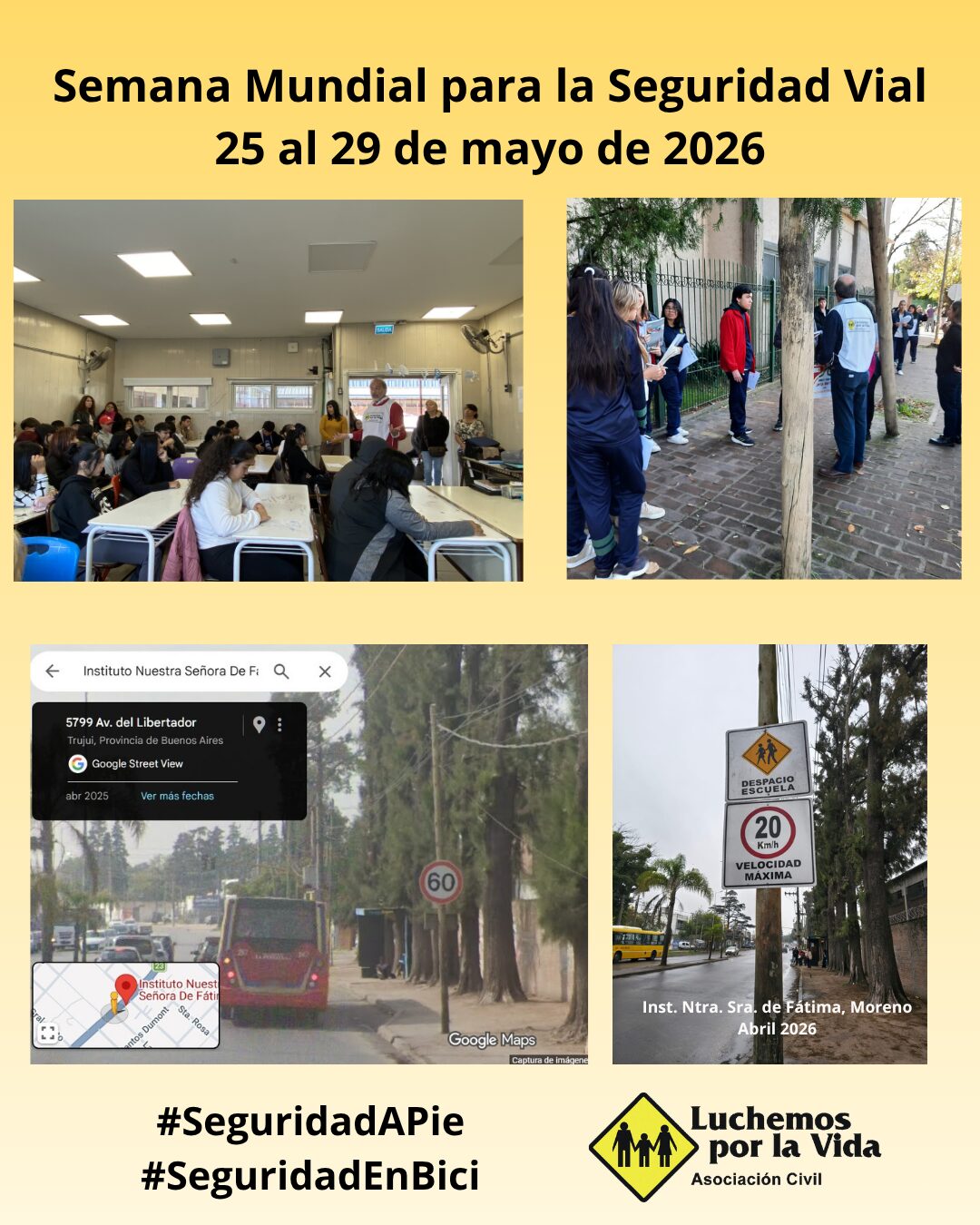 luchemos por la vida semana seguridad vial