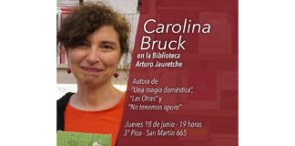La escritora Carolina Bruck visitará la biblioteca del Sindicato del Seguro carolina bruck sindicato seguros