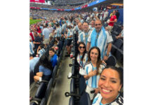 Mundial: productores de Experta Seguros estuvieron en Dallas con Sergio Goycochea y los goles de Lionel Messi experta seguros productores mundial 2026