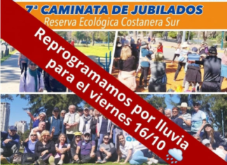 El Sindicato del Seguro reprogramó la 7ª Caminata de Jubilados sindicato del seguro caminata jubilados
